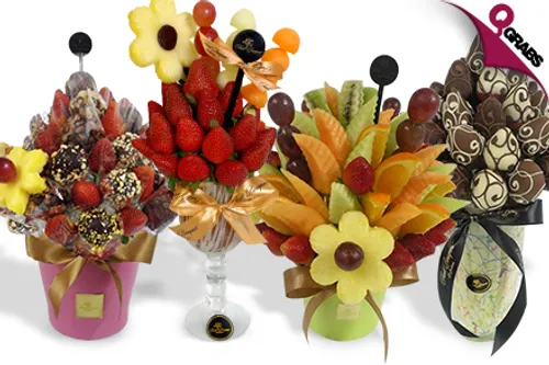 From QR120 Give a Unique Summer Gift with a Bouquet of Fresh Fruits! (Up to QR390 Value)